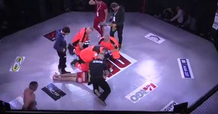 "Klatka po klatce" (highlights): ciężki nokaut, Polak wygrywa po 4 sekundach!