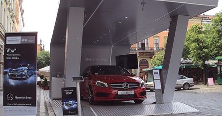 Mercedes klasy A przedpremierowo we Wrocławiu