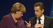 Sarkozy i Merkel grożą Grecji zawieszeniem pomocy