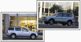 Nissan Pathfinder kontra Toyota Land Cruiser