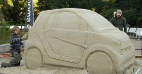 Nowy Smart Fortwo na plaży...