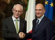 Van Rompuy gratuluje Włochom zamknięcia procedury nadmiernego deficytu