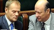 Premier Donald Tusk i minister finansów Jacek Rostowski