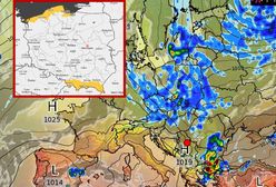 Ostrzeżenia na dziś. Silny wiatr i dużo deszczu, który zostanie na dłużej