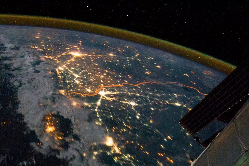 Niesamowite zdjęcie z kosmosu - nowy "mur chiński"