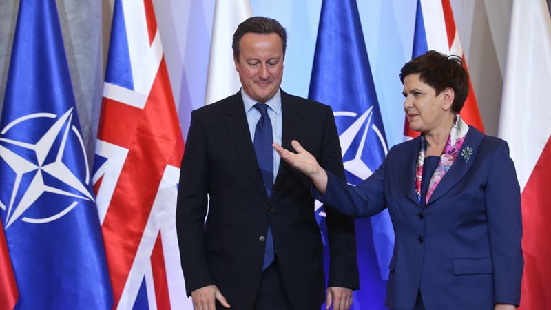 Premier Beata Szydło spotkała się z premierem Wielkiej Brytanii Davidem Cameronem.