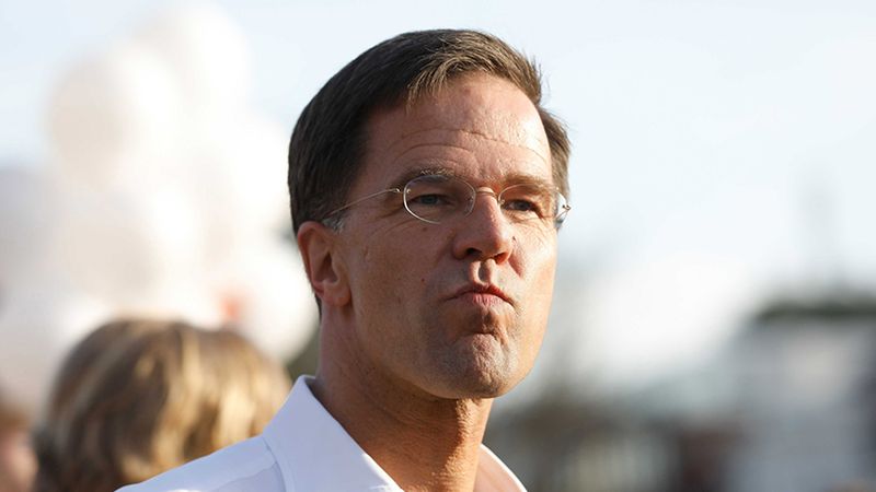 Premier Holandii Mark Rutte
