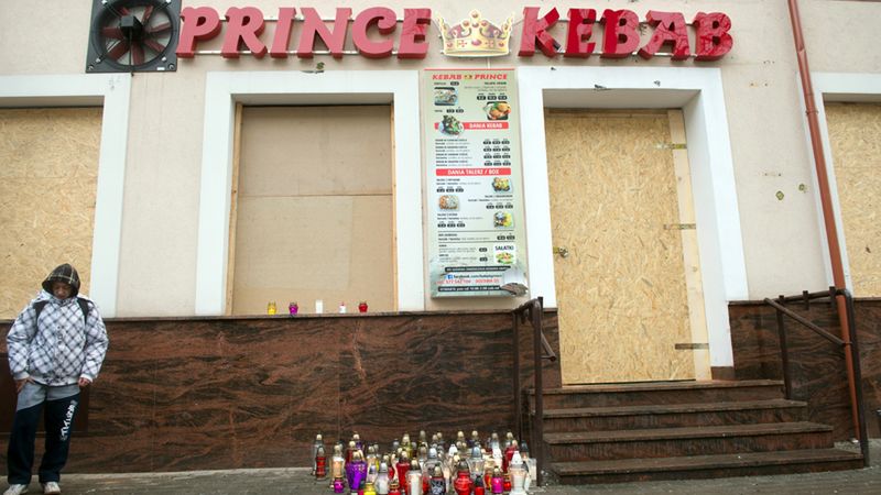 Miejsce, w którym zginął 21-letni Daniel.
