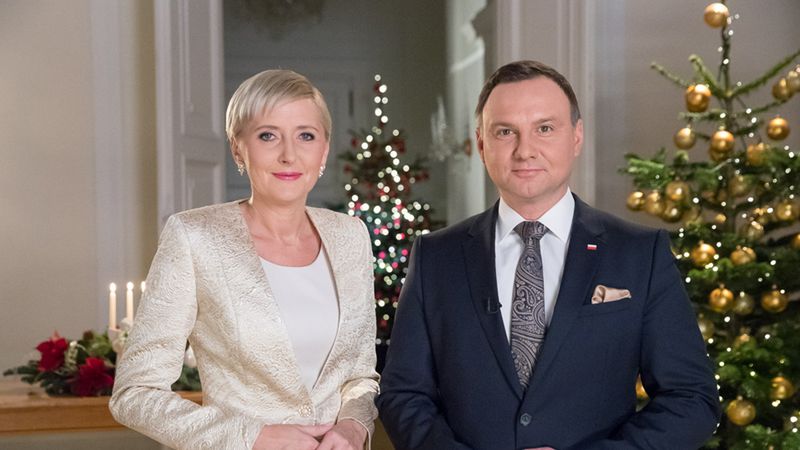Prezydent RP Andrzej Duda i Agata Kornhauser-Duda.