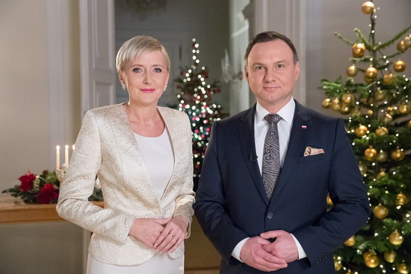Prezydent RP Andrzej Duda i Agata Kornhauser-Duda.