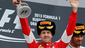 Dowcipny Sebastian Vettel na konferencji. "Możecie mnie przepuścić na starcie?" (wideo)