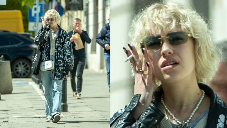 Helena Englert na mieście