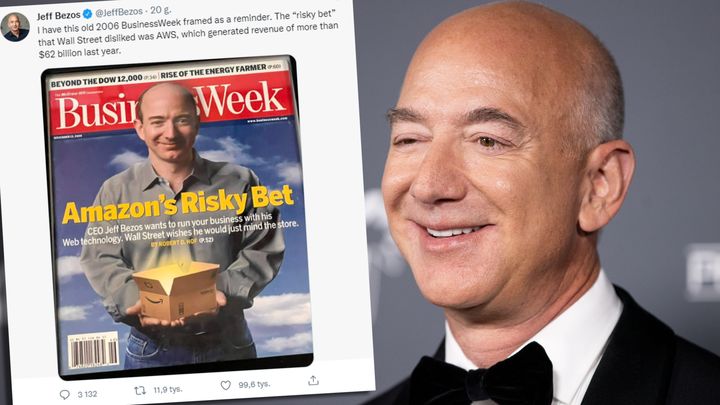 Jeff Bezos wyśmiał okładkę z 2006 r., która pokazywała obawy inwestorów z Wall Street