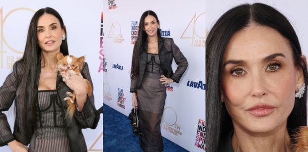 Demi Moore zachwyca na rozdaniu nagród Independent Spirit Awards. Chcielibyście skorzystać z usług jej chirurga?