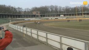 Trening żużlowców Betardu Sparty (marzec 2014)