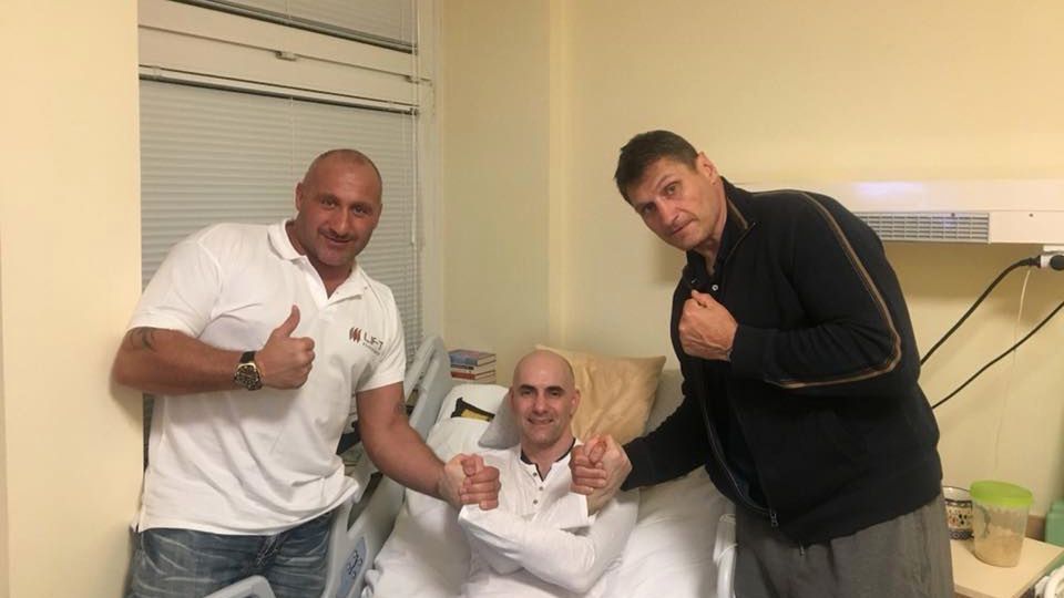 Facebook / facebook.com/Marcin-Najman / Na zdjęciu: Marcin Najman, Tomasz Gollob i Andrzej Gołota