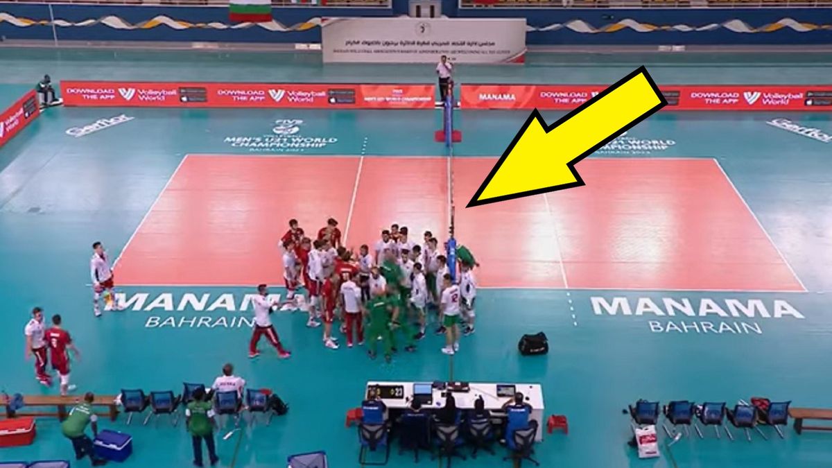 Zdjęcie okładkowe artykułu: YouTube / Volleyball World / Przepychanki podczas meczu Polska - Bułgaria