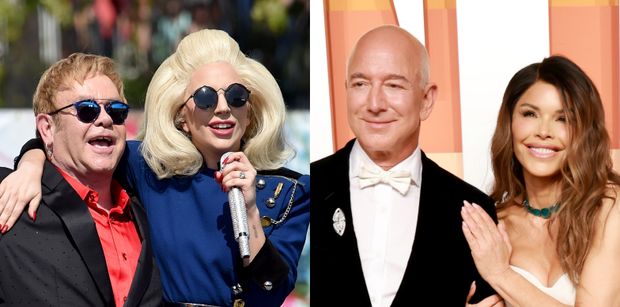 Lady Gaga i Elton John ZAŚPIEWAJĄ na ślubie Jeffa Bezosa i Lauren Sánchez? "Byli szczęśliwi, że mogą razem wystąpić"