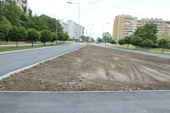 Przebudowa ulicy Komisji Edukacji Narodowej w Stalowej Woli. Jak idą prace? Rośliny będą posadzone jesienią.