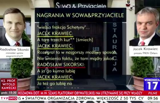 Kukiz do TVP: ujawnicie wszystkie nagrania z Sowy i Przyjaciół. Pereira kpi z sugestii Schetyny (wideo)