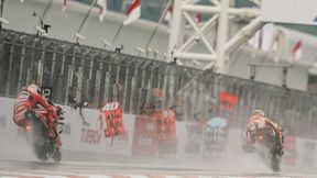 Deszczowy wyścig MotoGP w Indonezji. Fatalny wypadek Marca Marqueza