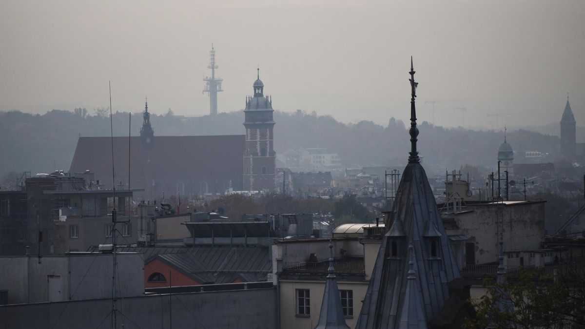 Smog nad Krakowem był w weekend wyjątkowo silny