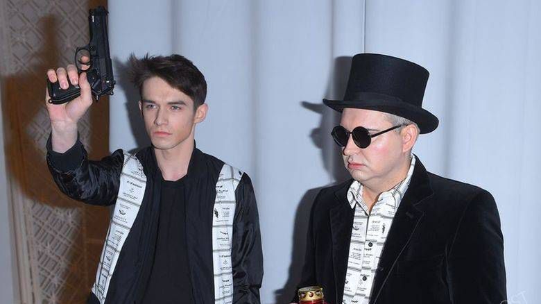 Michał Witkowski z partnerem
Fot.JastrząbPost