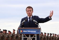 Macron o Zełenskim: Będzie musiał negocjować z Rosją