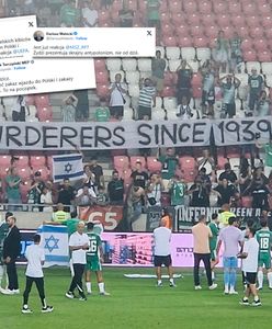 Kontrowersyjny transparent na meczu Rakowa z Maccabi. Lawina komentarzy