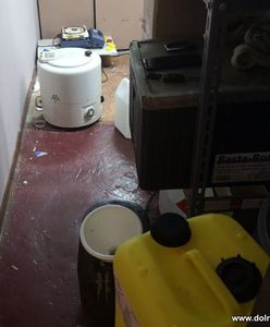 Lubin. Zlikwidowano fabrykę metamfetaminy. Trzej mężczyźni produkowali narkotyki w garażu