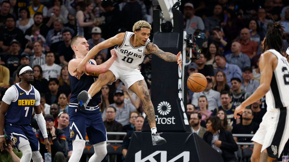 Getty Images / Ronald Cortes / Jeremy Sochan w akcji