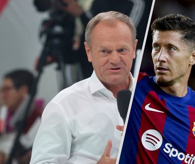 "Lewy" podał film z Tuskiem. Lider PO zareagował