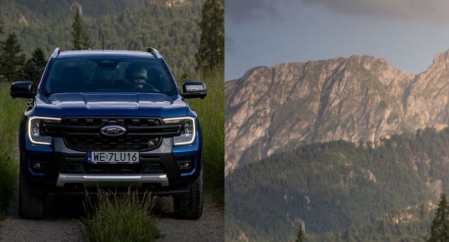 Ford na tle Giewontu. Zdjęcie wywołało burzę