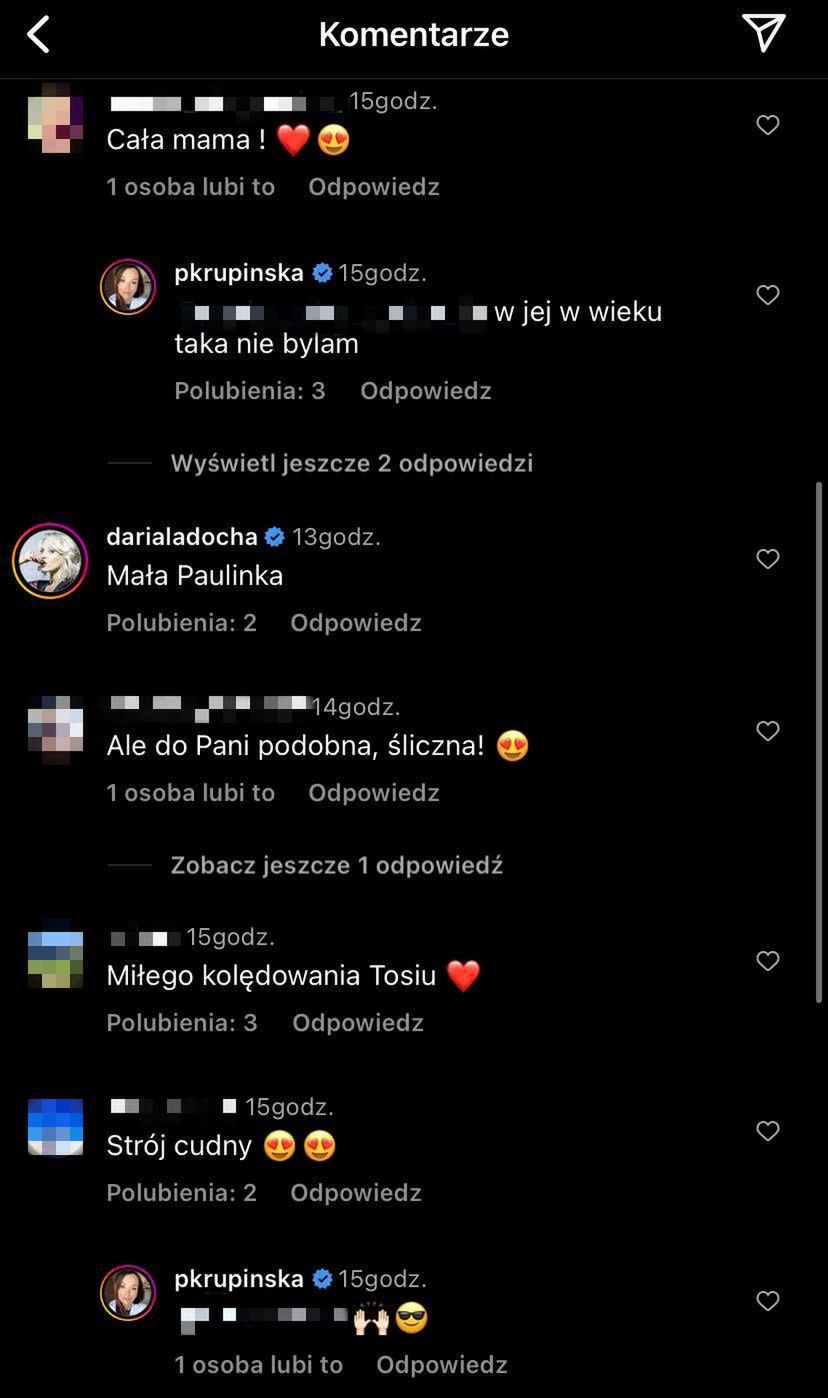 Paulina Krupińska pokazała siedmioletnią córkę
