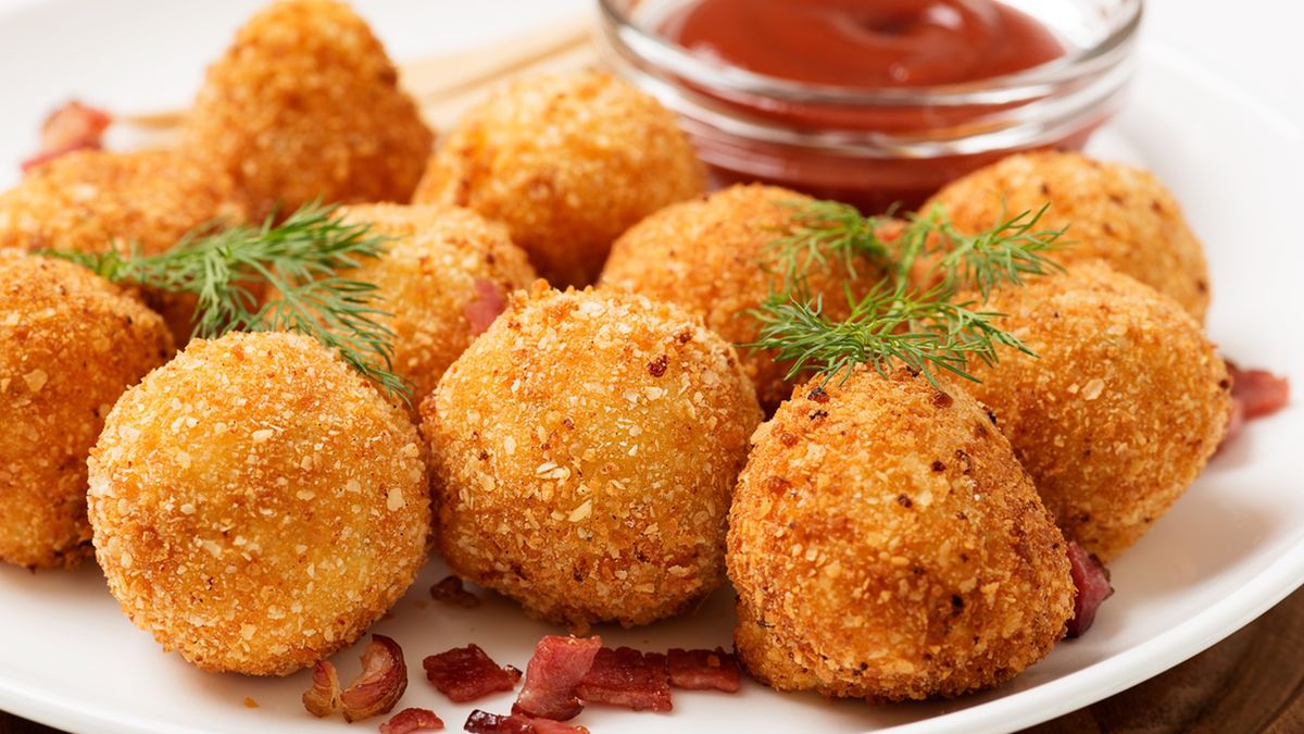 Smażone kulki ziemniaczane