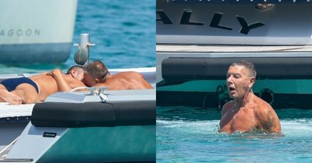 62-letni Stefano Gabbana MIGDALI SIĘ na jachcie ze sporo młodszym partnerem