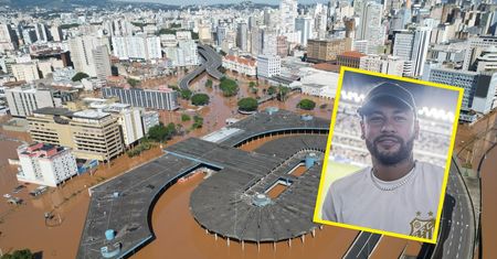 Kataklizm w Brazylii. Neymar wziął sprawy w swoje ręce