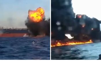 Atak na rosyjski tankowiec koło Bosforu. Jest nagranie