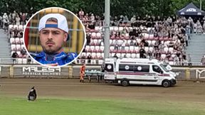 Żużel. Paskudny wypadek w Ostrowie. Lider Moonfin Malesa na noszach opuścił tor