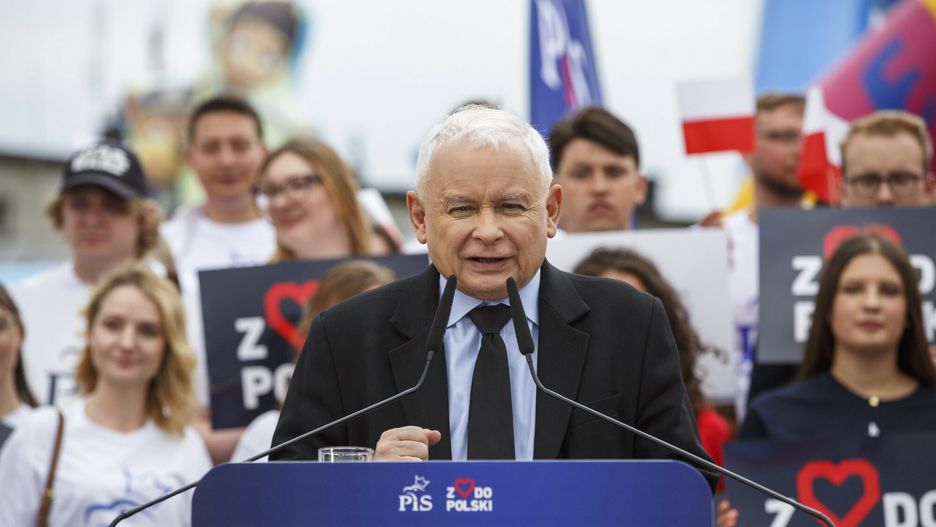 Jarosław Kaczyński na pikniku rodiznnym w Stawiskach