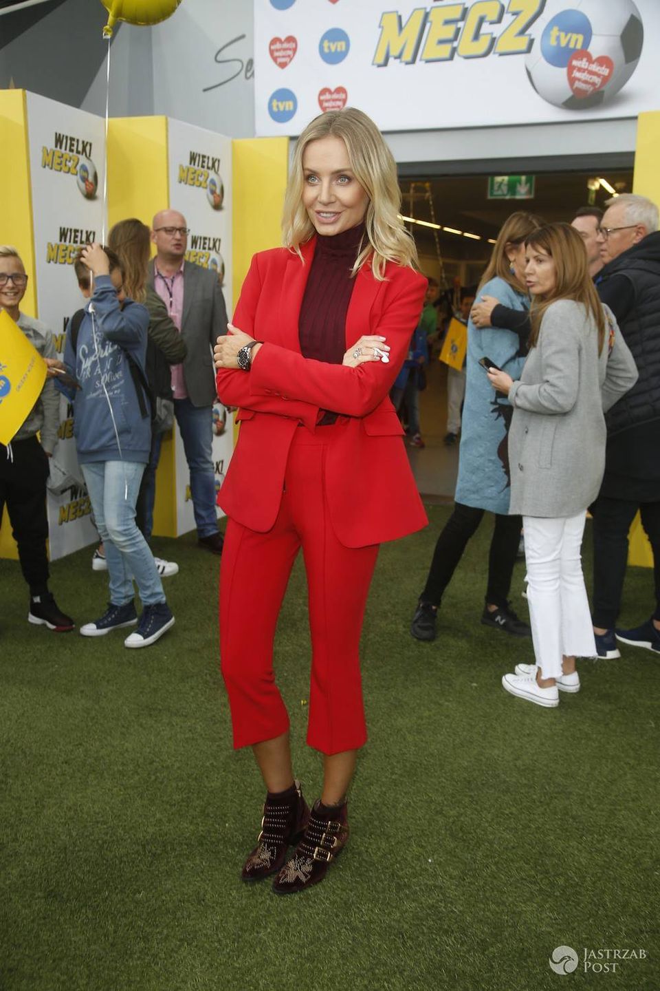 Agnieszka Szulim na Wielkim Meczu TVN 2017