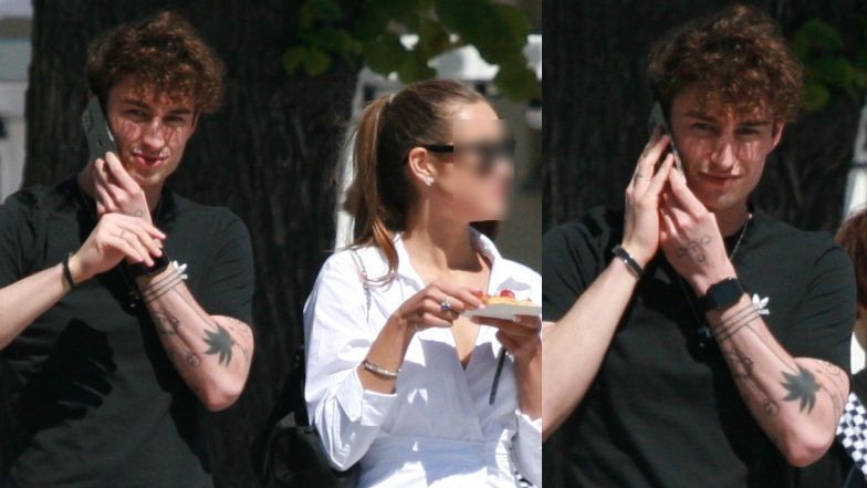 Marcin Dubiel w Sopocie z tajemniczą towarzyszką