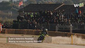 Żużel u Valentino Rossiego. Zobacz, jak wyglądał wyścig na ranczu legendy MotoGP