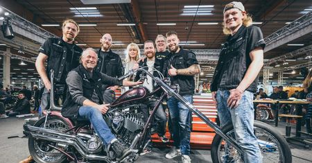 Indian Chief Purple Haze z Bike-Farm Melle zwycięzcą Biker Build-Off 2022