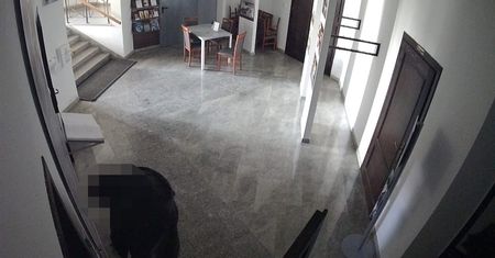 Kradzież w domu zakonnym. Wszystko się nagrało