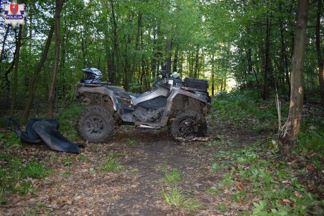 Wypadki z udziałem kierujących quadami. Dwaj mężczyźni trafili do szpitala (zdjęcia)
