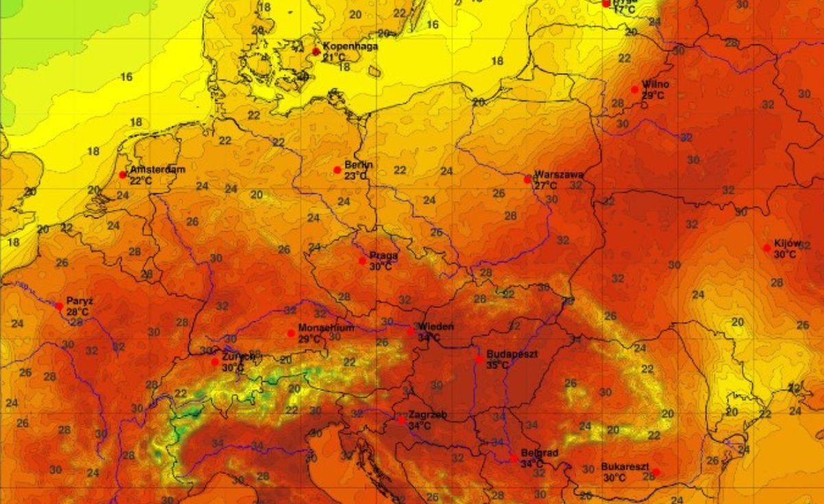   Prognoza pogody na sobotę, 31 sierpnia