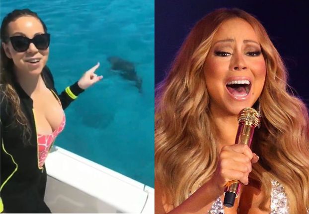 Mariah Carey przestraszyła się rekina i zapowiedziała, że już nigdy się nie wykąpie. "Jestem ZDENERWOWANA"