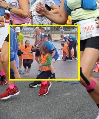 Incydent podczas Maratonu Warszawskiego. Usiłowali zakłócić zawody