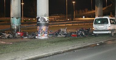 Wypadek dwóch dziennikarzy w Warszawie